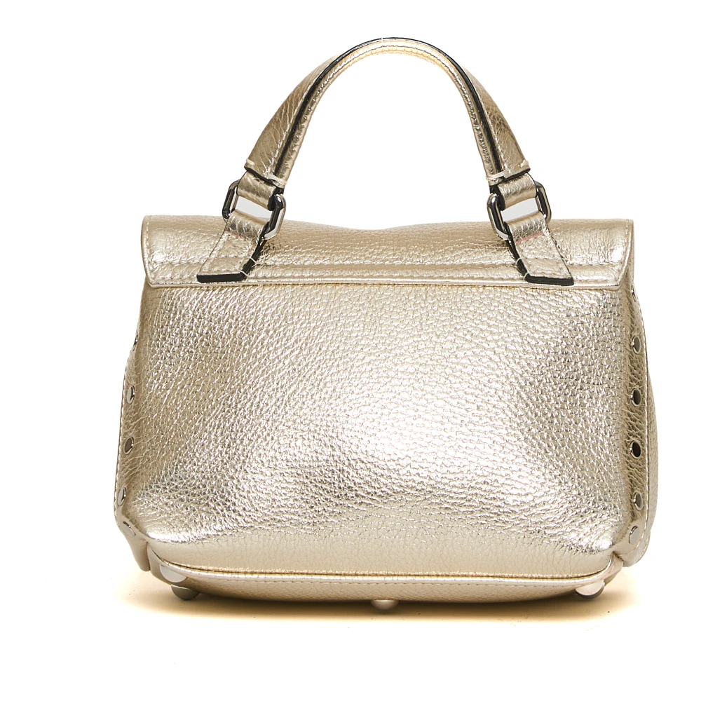 Zanellato Metalen Gouden Handtas Verhoog Stijl Chic Yellow Dames