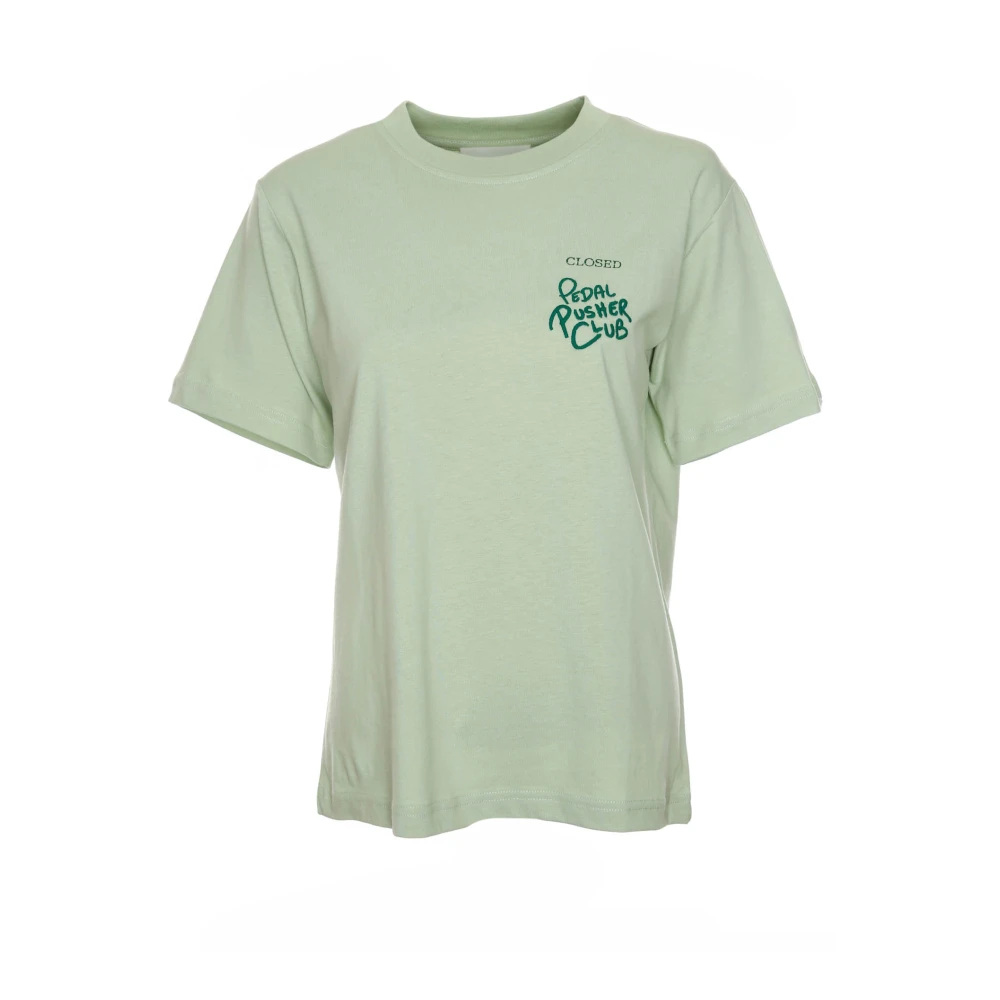 Closed Grafische Print T-Shirt Losse Pasvorm Green Dames