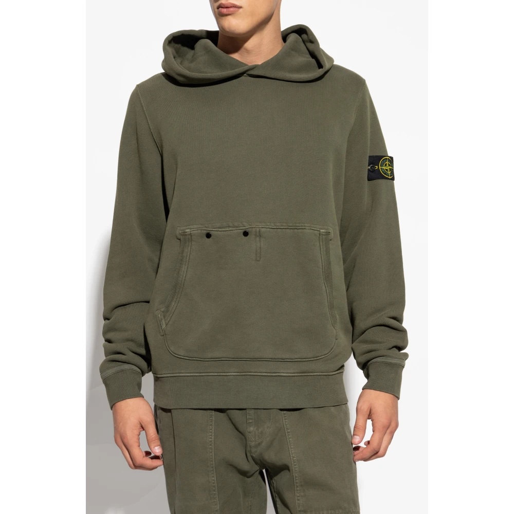 Stone Island Capuchontrui Green Heren