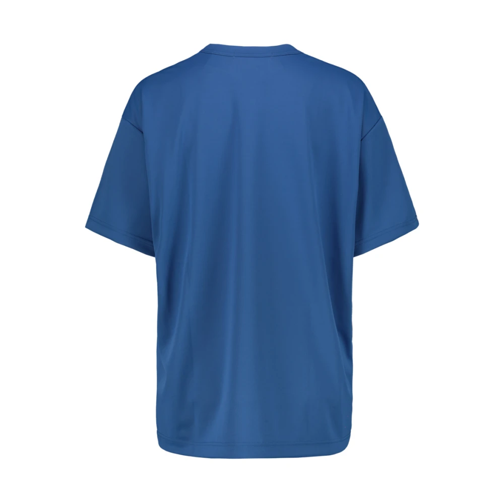 Comme des Garçons Blauwe Crew-neck T-shirt Blue Dames