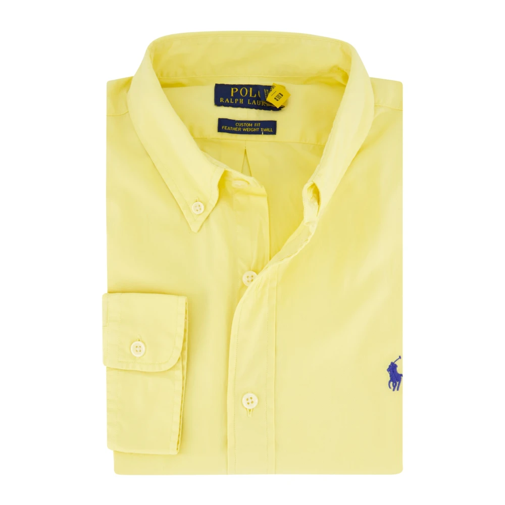 Polo Ralph Lauren Gele casual overhemd met button-down kraag Yellow Heren