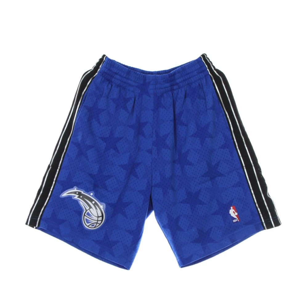 Mitchell & Ness Basket shorts Blue, Herr