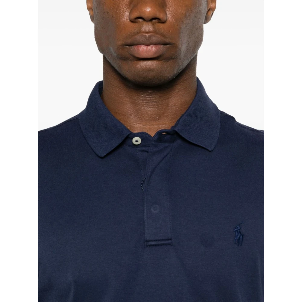 Ralph Lauren T-shirts en Polos Blauw Blue Heren