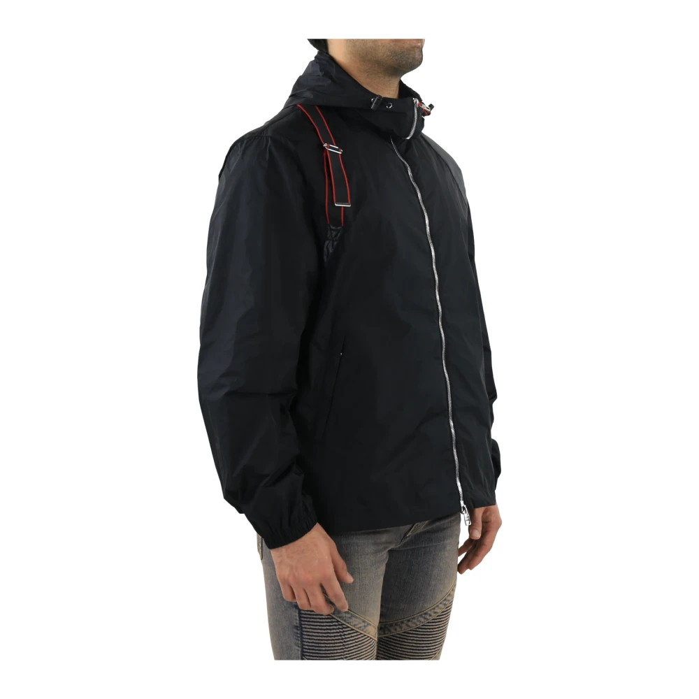 alexander mcqueen Logo Harness Windbreaker Black Heren