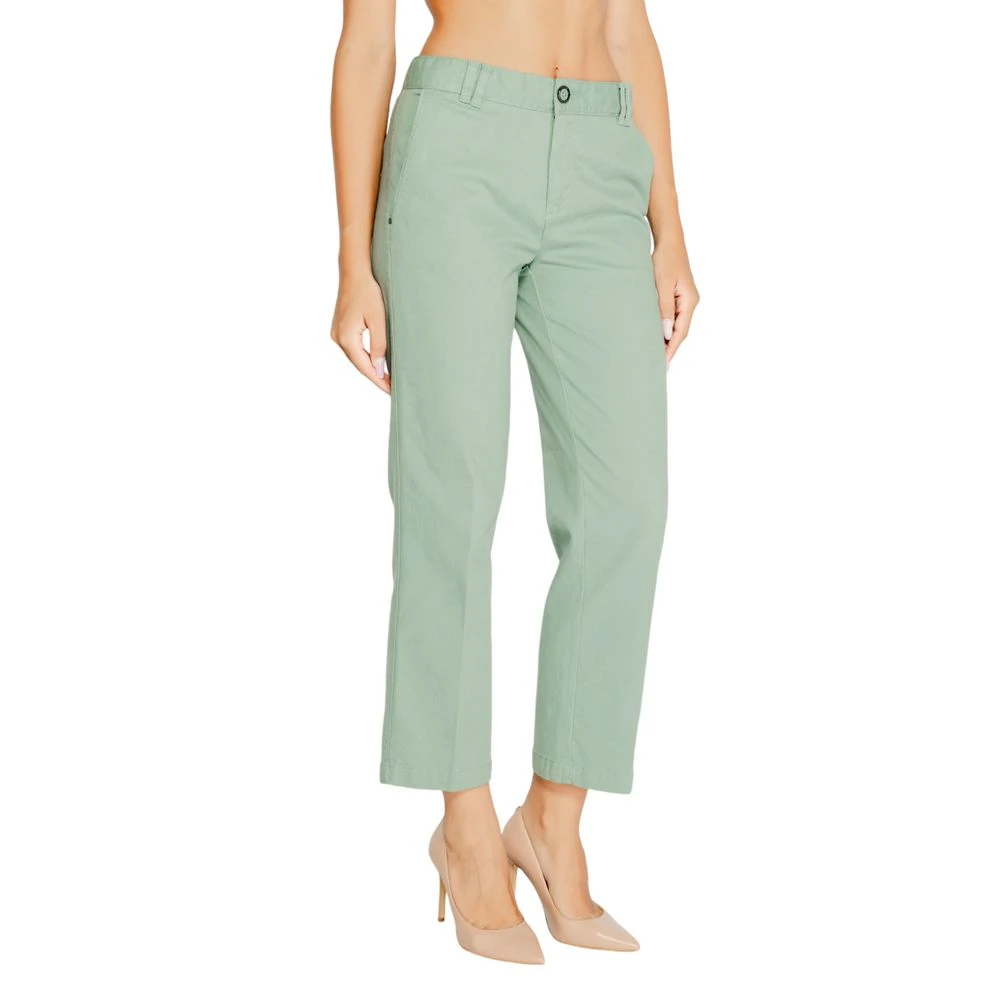 Street One Turquoise Katoenen Jeans & Broek Green Dames