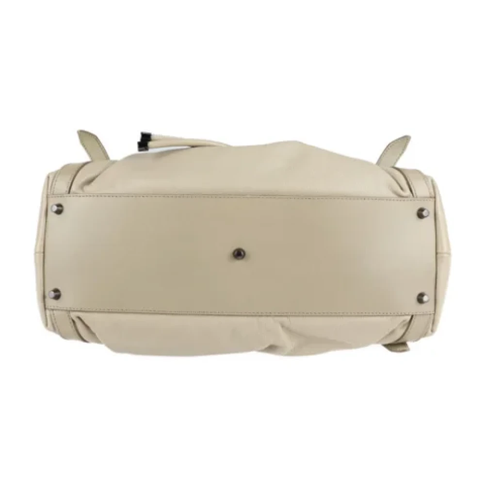 Burberry Vintage Pre-owned Fabric shoulder-bags Beige Dames