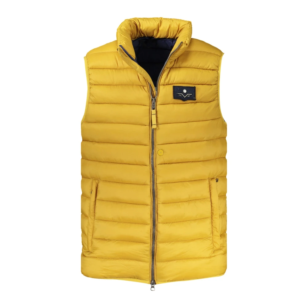 Armata Di Mare Gele herenvest met zakken en rits Yellow Heren