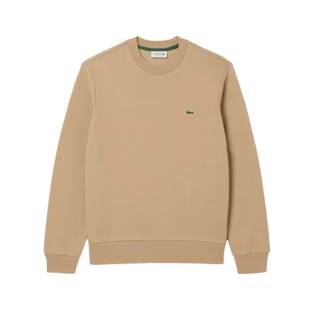 Lacoste Uomo Beige Felpe, M, New,