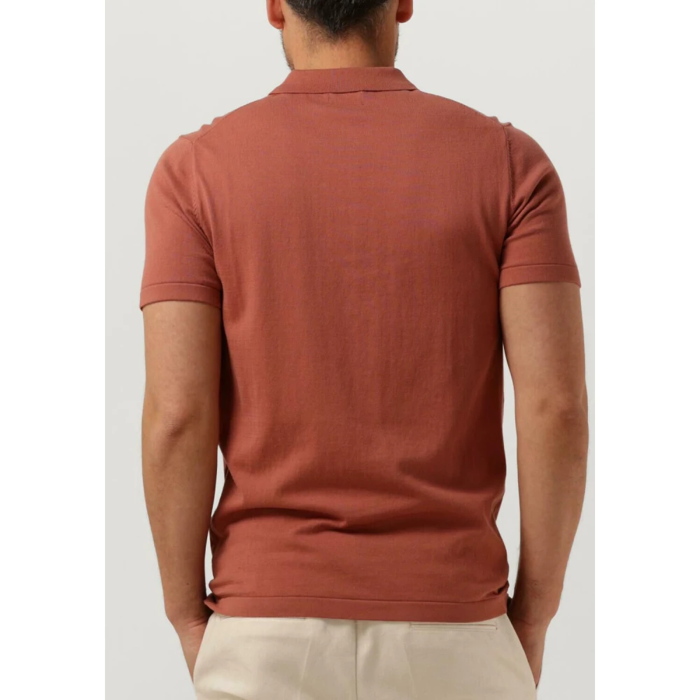 Dstrezzed Heren Stijlvolle Polo Shirt Red Heren