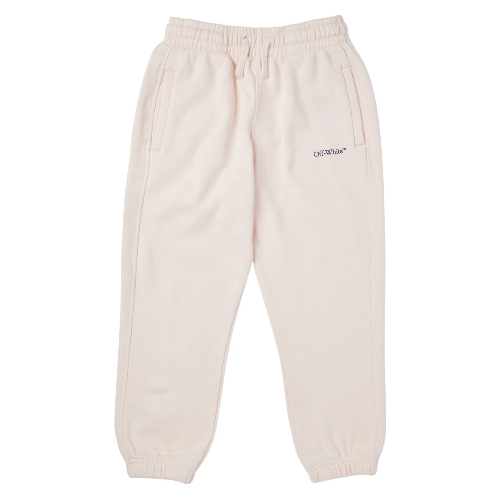 Off White Bookish Joggers - Female - Sweatpants - Pink - 8 Y - Kids