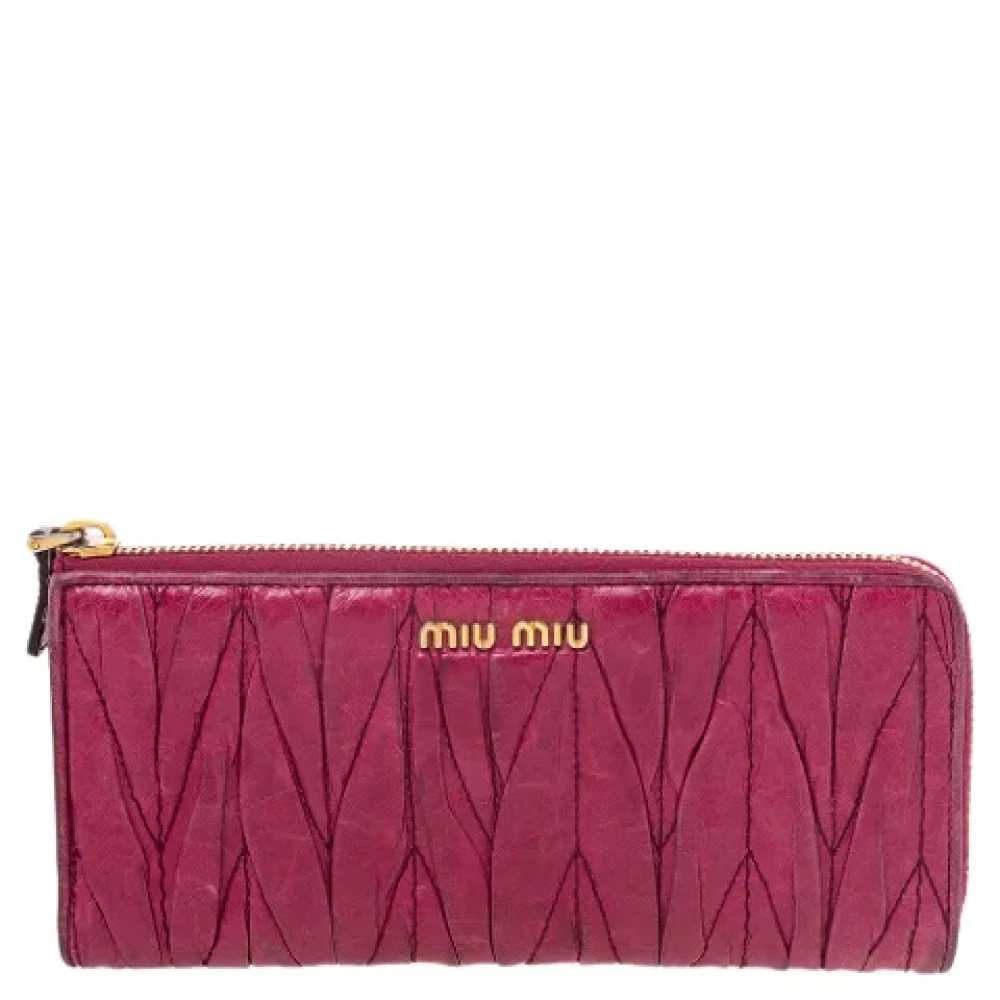 Pre-owned > Pre-owned Accessories > Pre-owned Wallets - - Miu Miu Pre-owned - Modalova