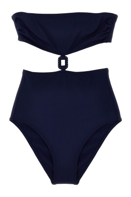 Bas De Maillot De Bain ERES Tavira - Taille 44FR (grande Taille) - Couleur Marron Et Bleu - Neuf Avec étiquettes
