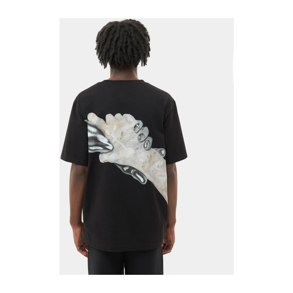 Filling Pieces T-shirt Handshake Elements Black Heren