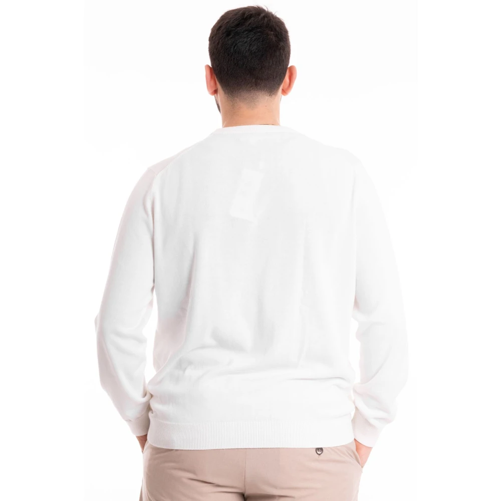 Lacoste Heren Pullover Sweater White Heren