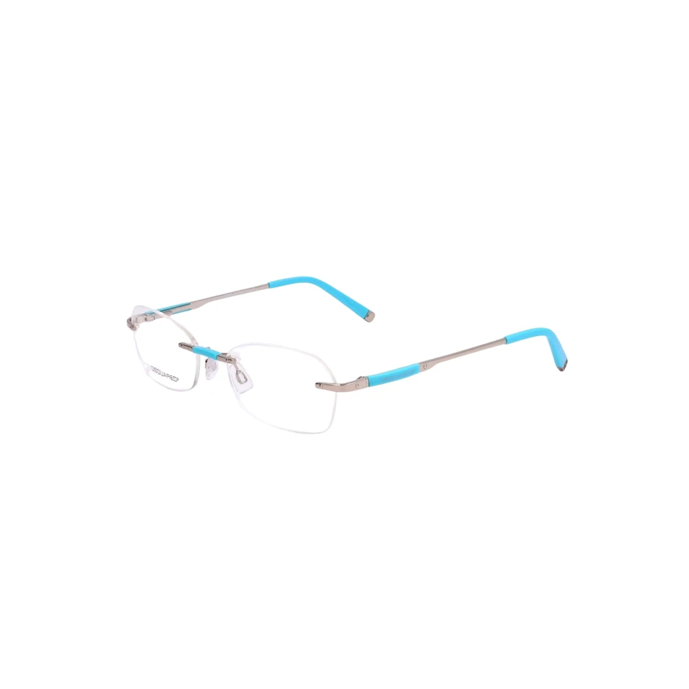 Dsquared2 Zilveren metalen frames met wijzerplaat voor vrouwen Gray Dames