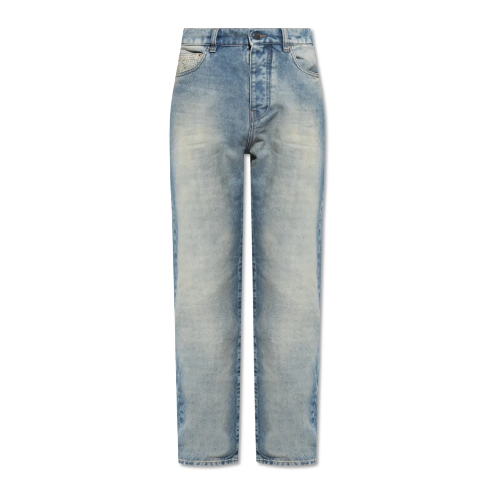 Amiri Jeans met Vintage-effect Blue Heren