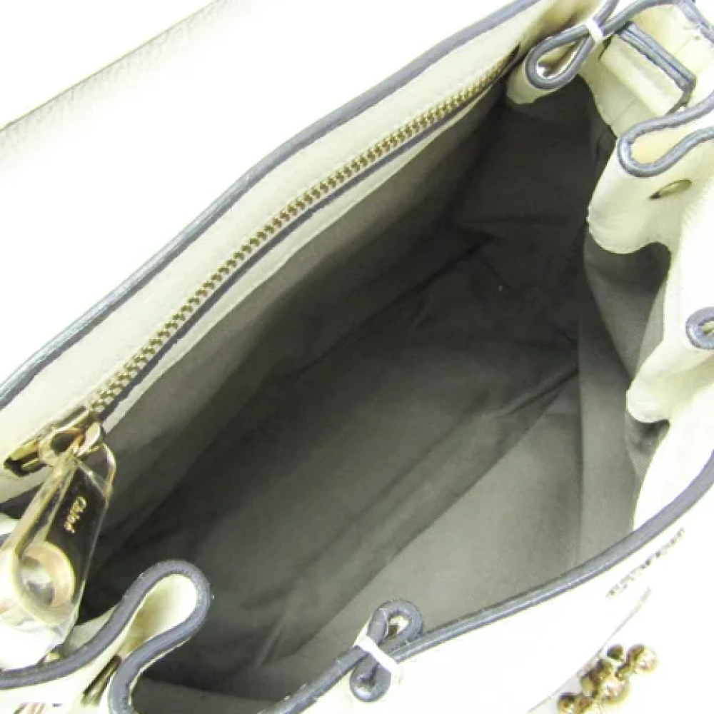Chloé Pre-owned Leather handbags Beige Dames