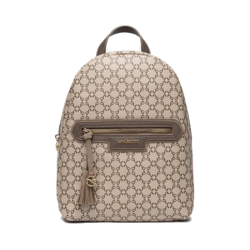 Nerogiardini Donna Beige - Zaino Stile Italiano - Bags - One Size