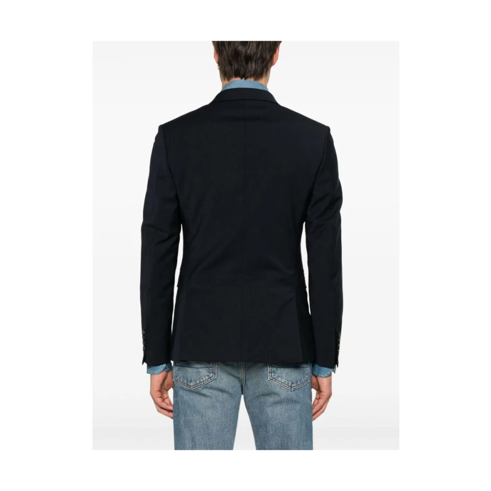 Reveres 1949 Navy Blauwe Jas met Revers Blue Heren