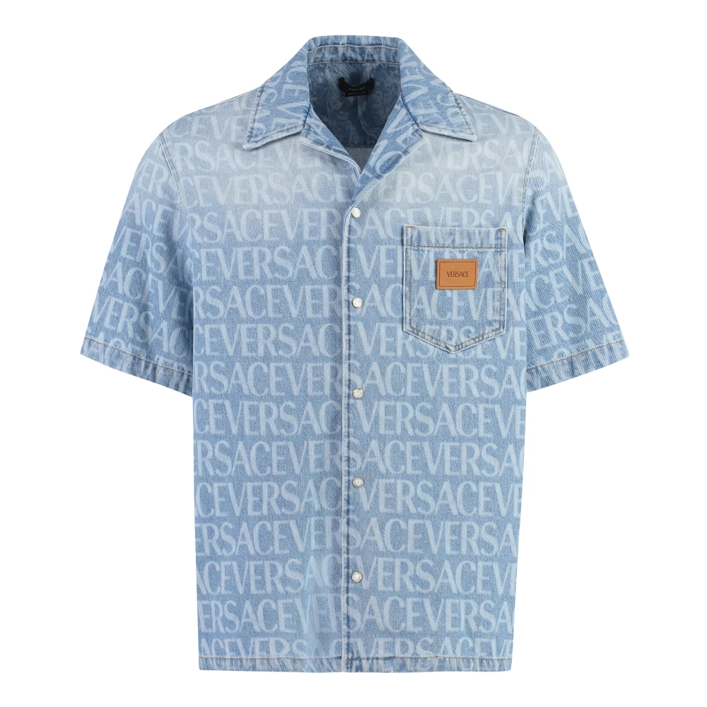 Shirts > Denim Shirts - - Versace - Modalova