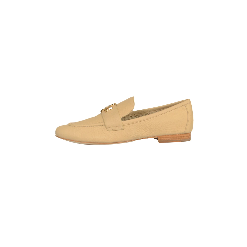 Tory Burch Eleanor Loafer Platta Skor Beige, Dam