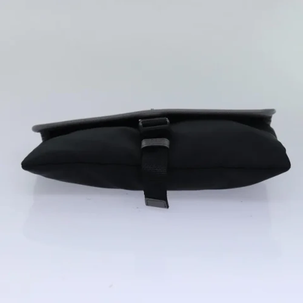 Prada Vintage Pre-owned Fabric clutches Black Dames