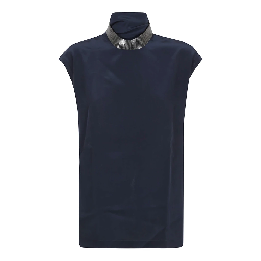 Tops > Sleeveless Tops - - Brunello Cucinelli - Modalova