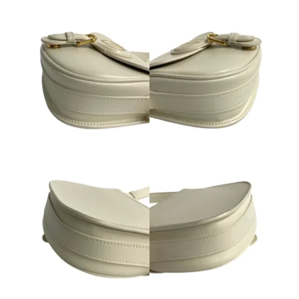 Dior Vintage Pre-owned Leather dior-bags White Dames