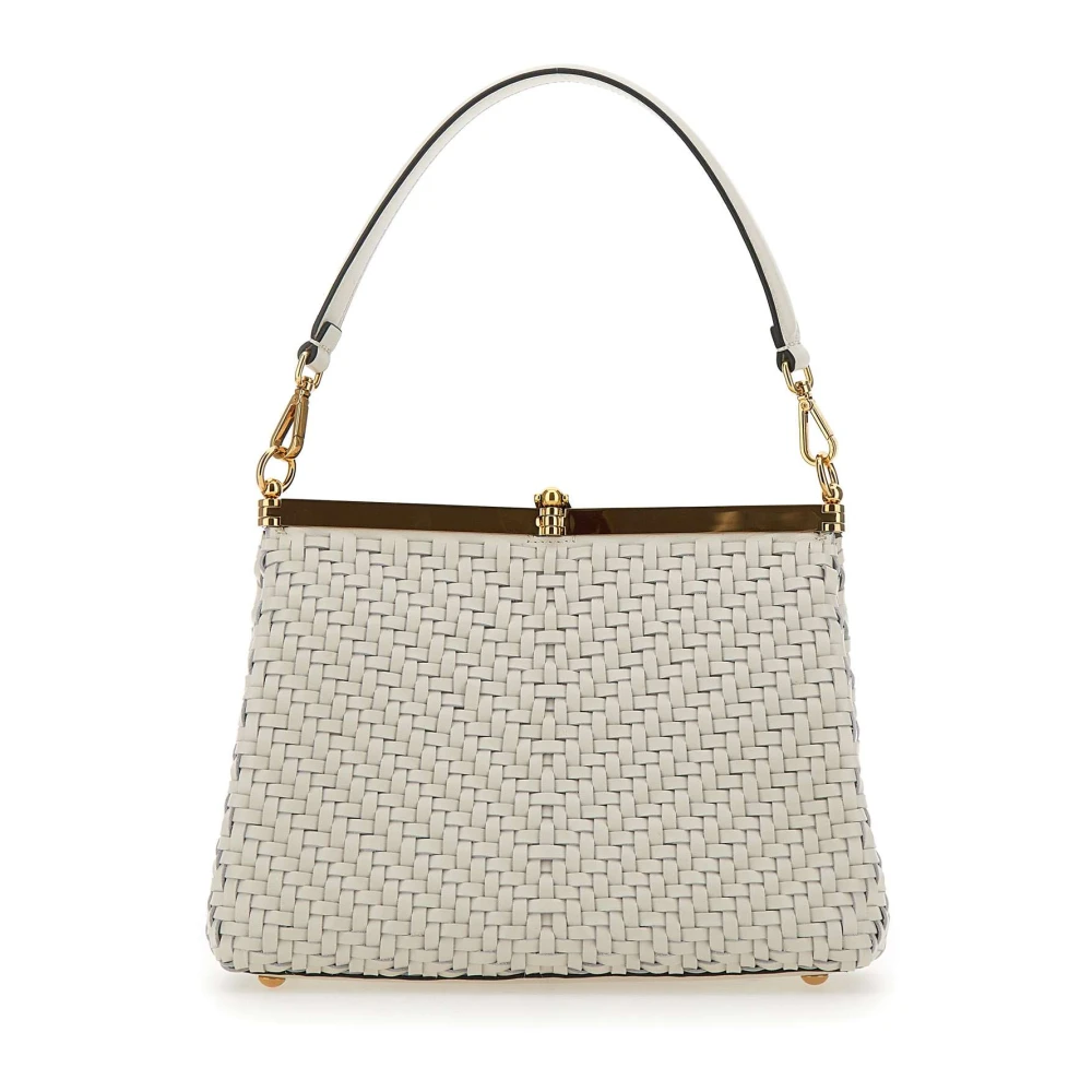 ETRO Witte schoudertas met afneembare band White Dames