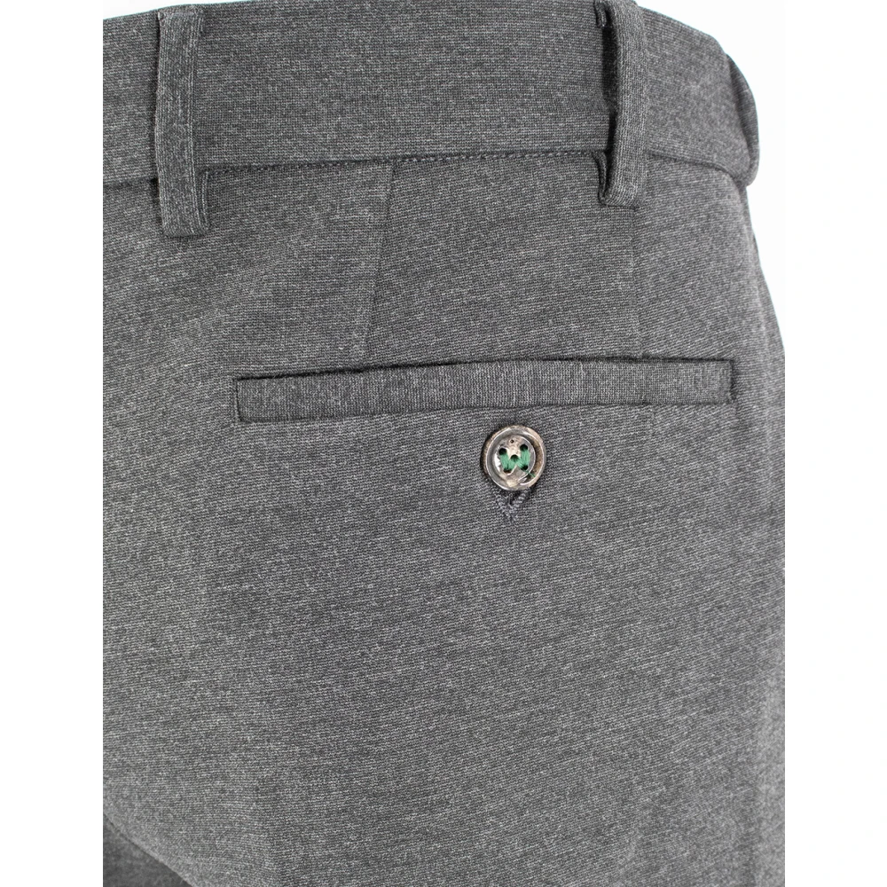 Berwich Klassieke knoopbroek Gray Heren