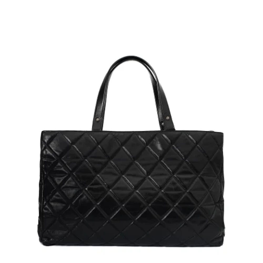 Chanel Vintage Pre-owned Leather chanel-bags Black Dames