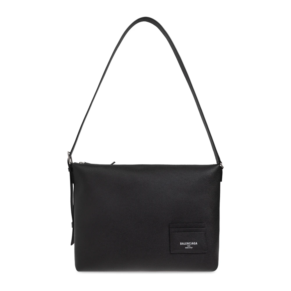 Balenciaga Schoudertas Credit Groot Black Heren