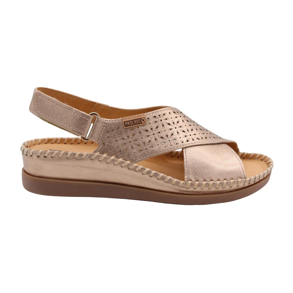 Pikolinos Brown Bizon Sandal - Female - Flat Sandals - 6 Uk - Shoes