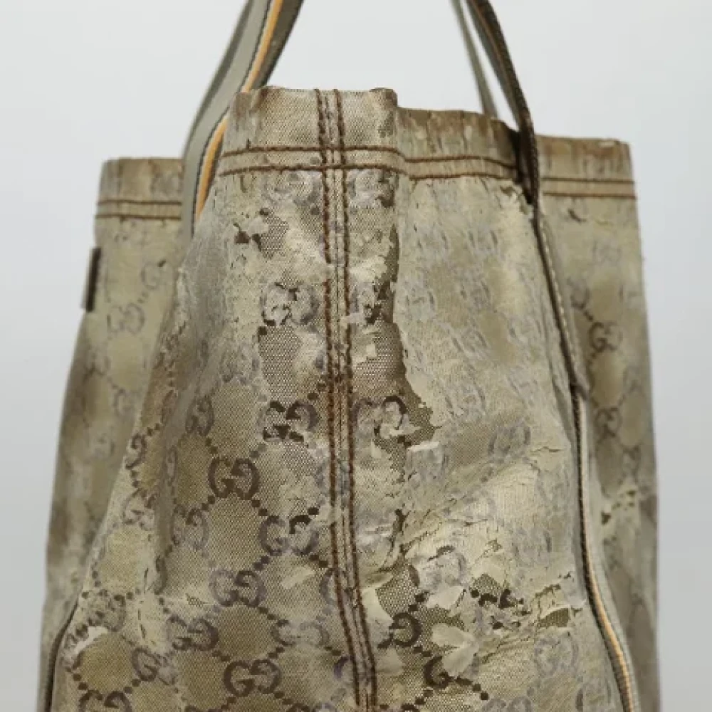 Gucci Vintage Pre-owned Canvas totes Yellow Dames