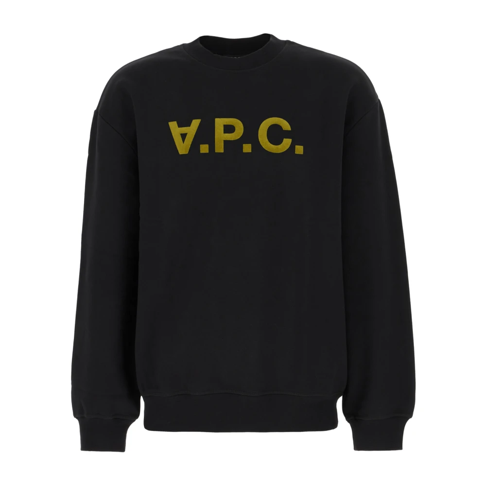 A.p.c. Herr Svart Sweatshirts & Hoodies S, Felpe Sweatshirt