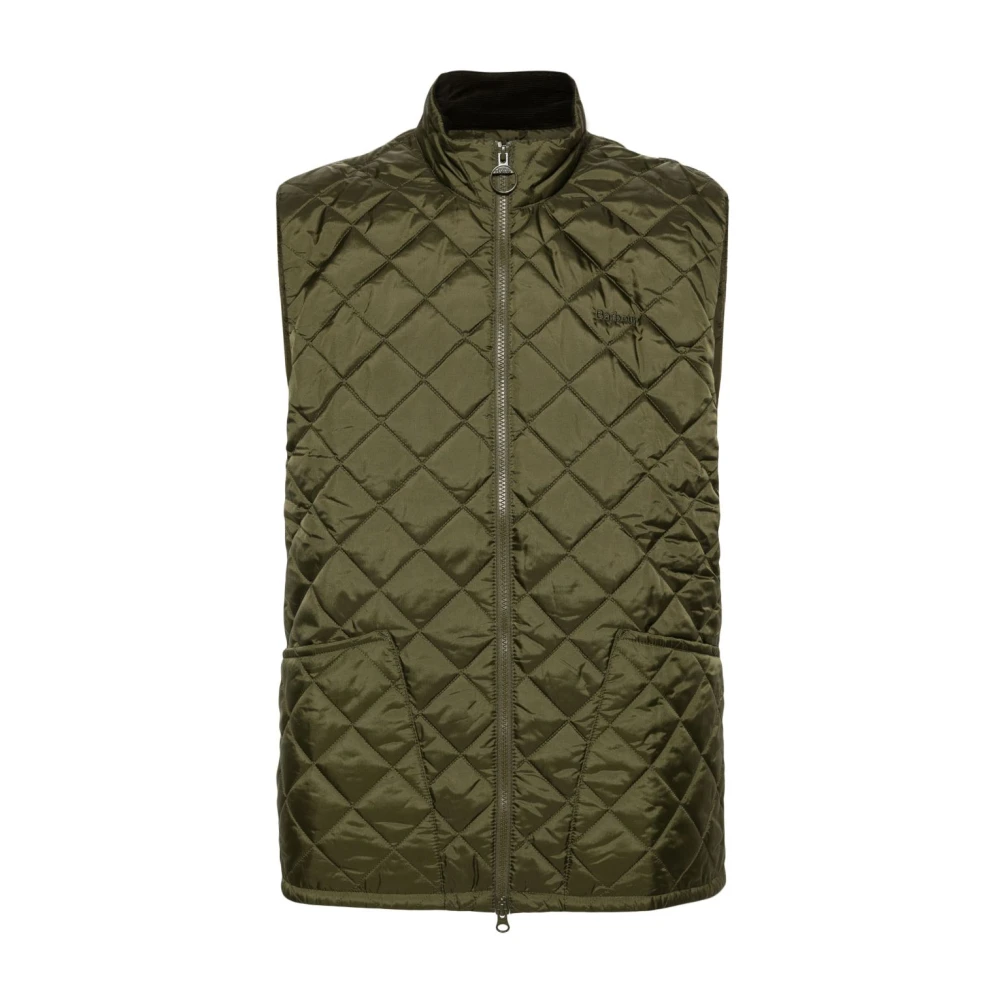 Barbour Groene Monty Vest Trui Green Heren