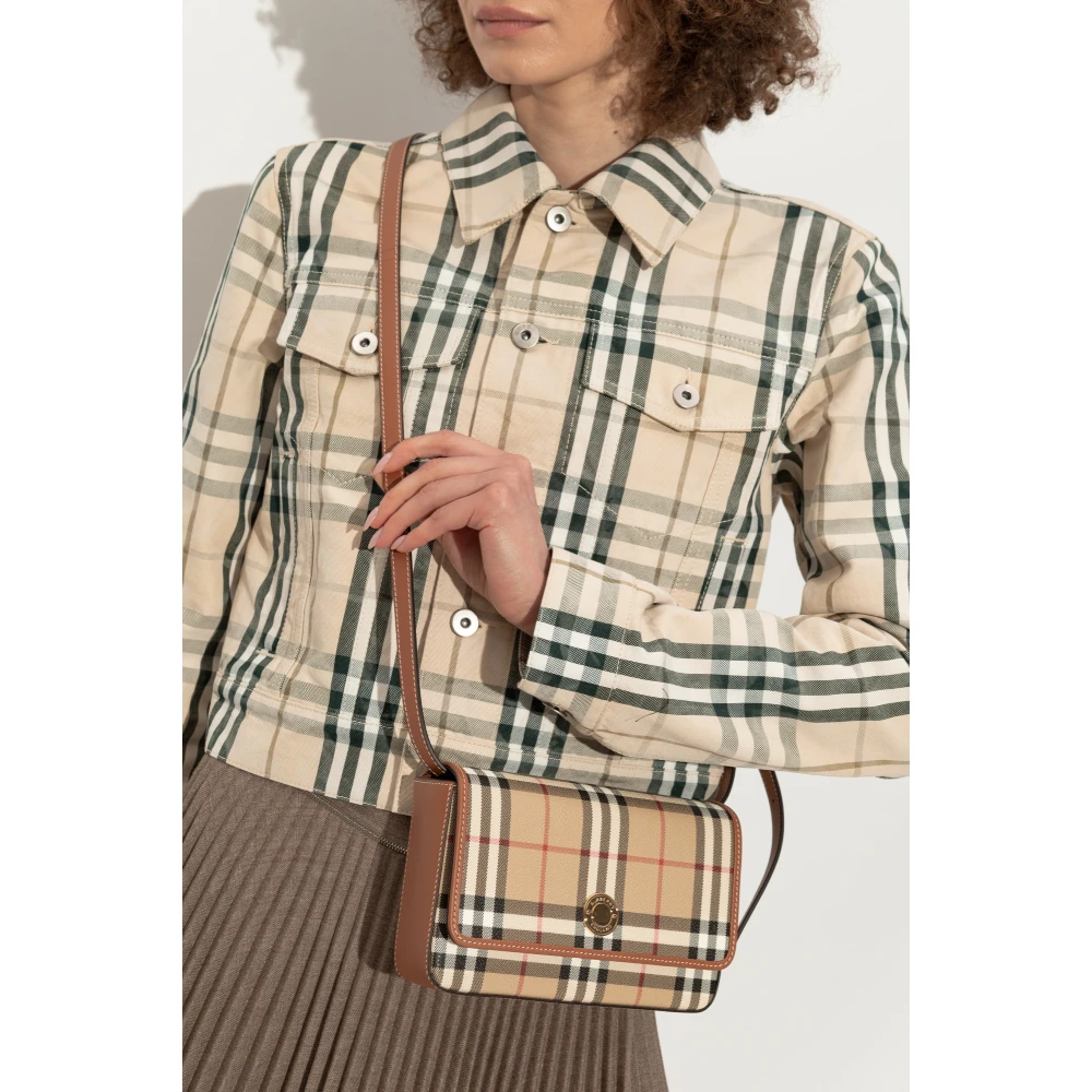 Burberry Hampshire Schoudertas Beige Dames