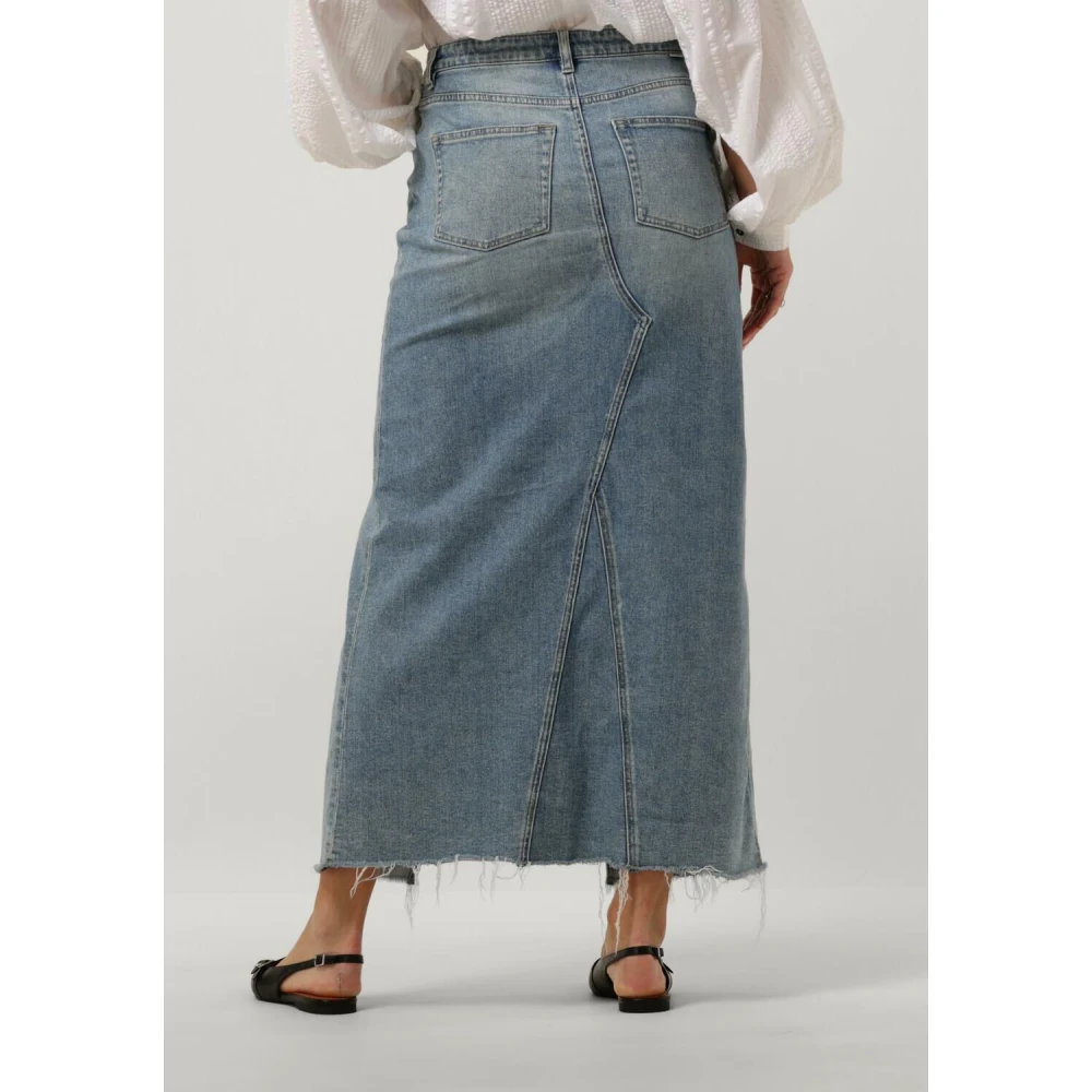 Circle of Trust Denim Maxi Rok Blue Dames