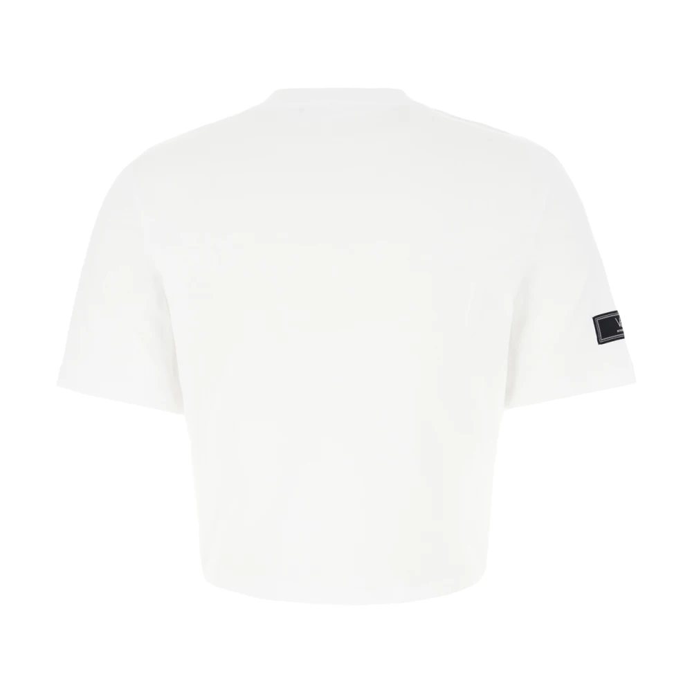 Versace Casual Katoenen T-Shirt voor Mannen White Dames