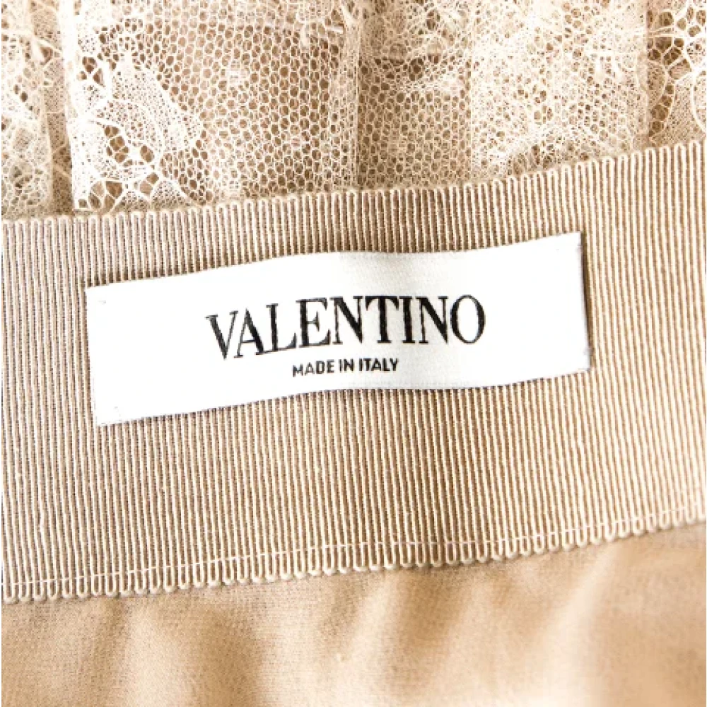 Valentino Vintage Pre-owned Tulle bottoms Beige Dames