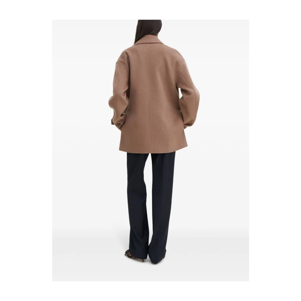 Filippa K Bruine Wol-Kasjmier Jas Brown Dames