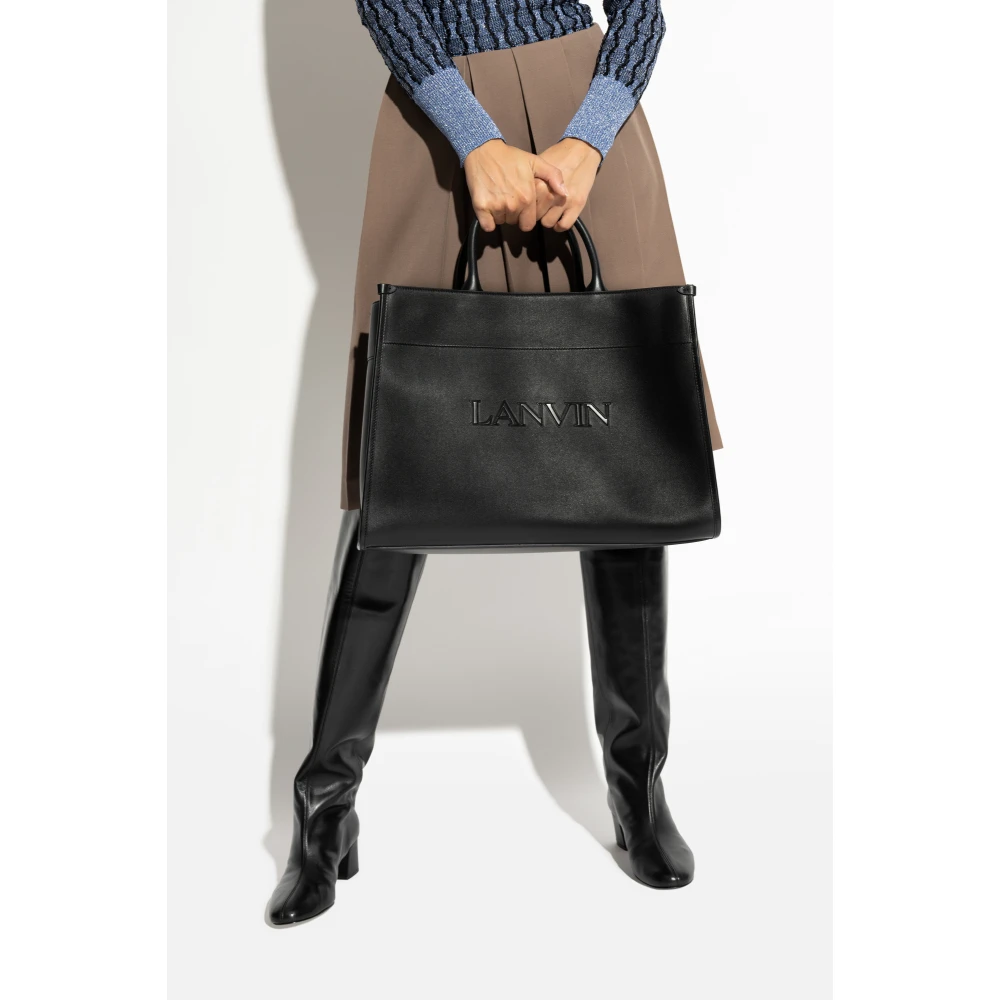 Lanvin Tas type shopper Black Dames