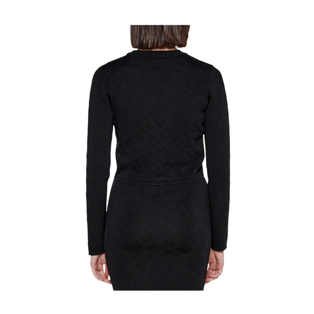 pinko Stijlvolle Gebreide Top Black Dames