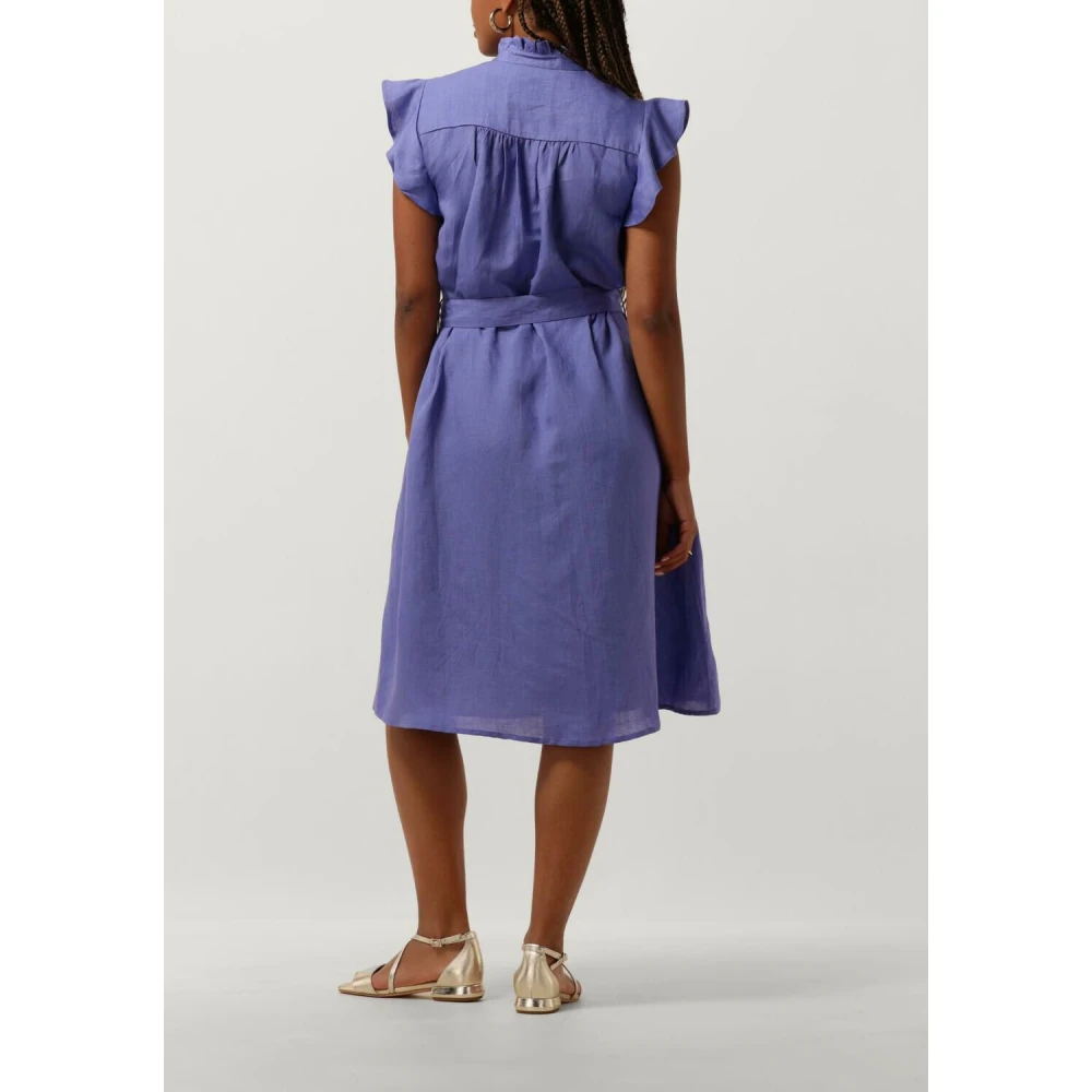Minus Paarse Knielengte Jurk Purple Dames