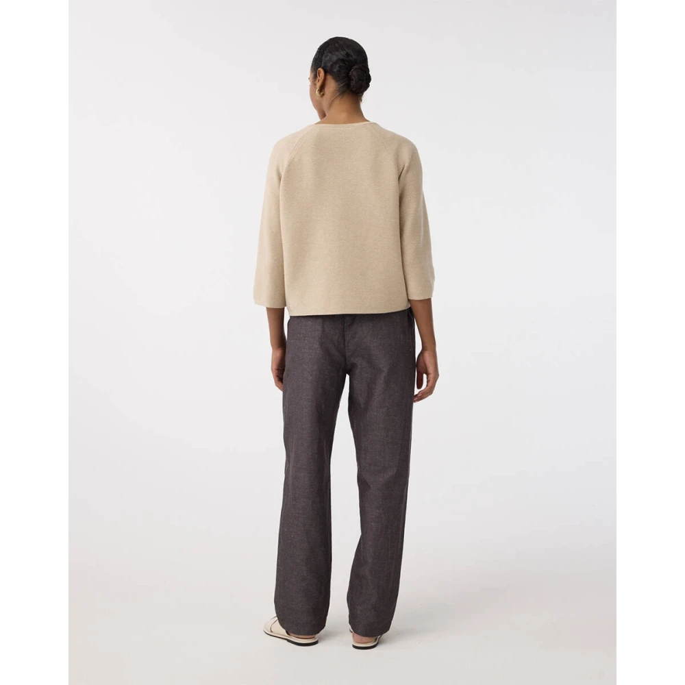 Knit-ted Stijlvolle Groene Broek Black Dames