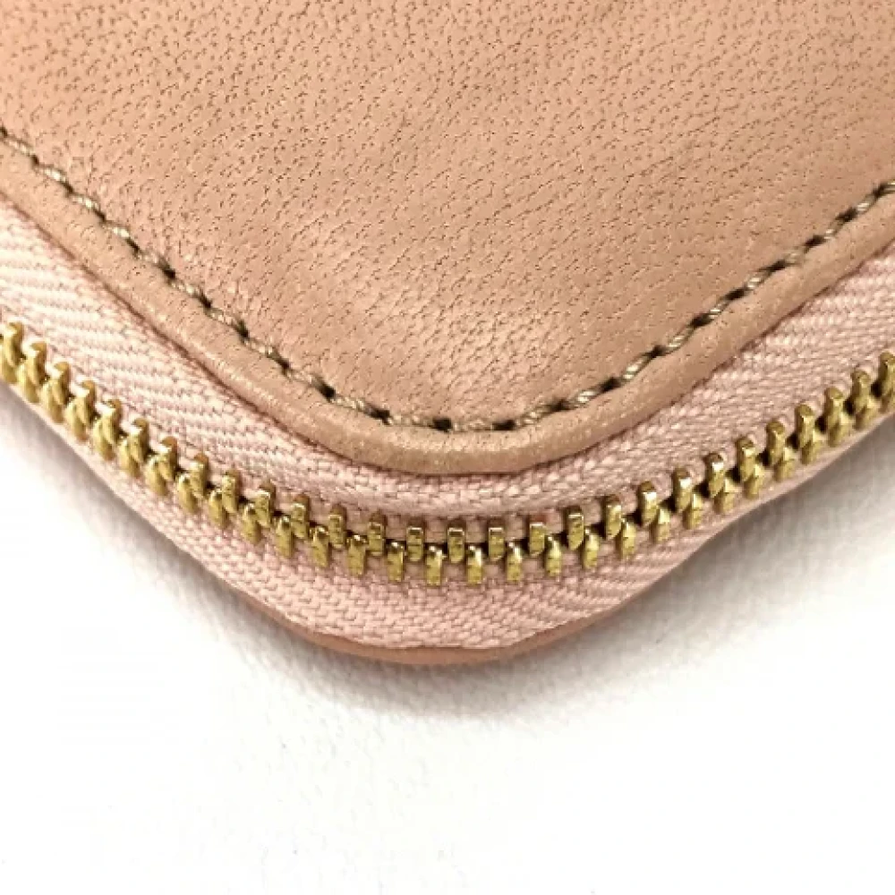 Jimmy Choo Pre-owned Leather wallets Pink Dames
