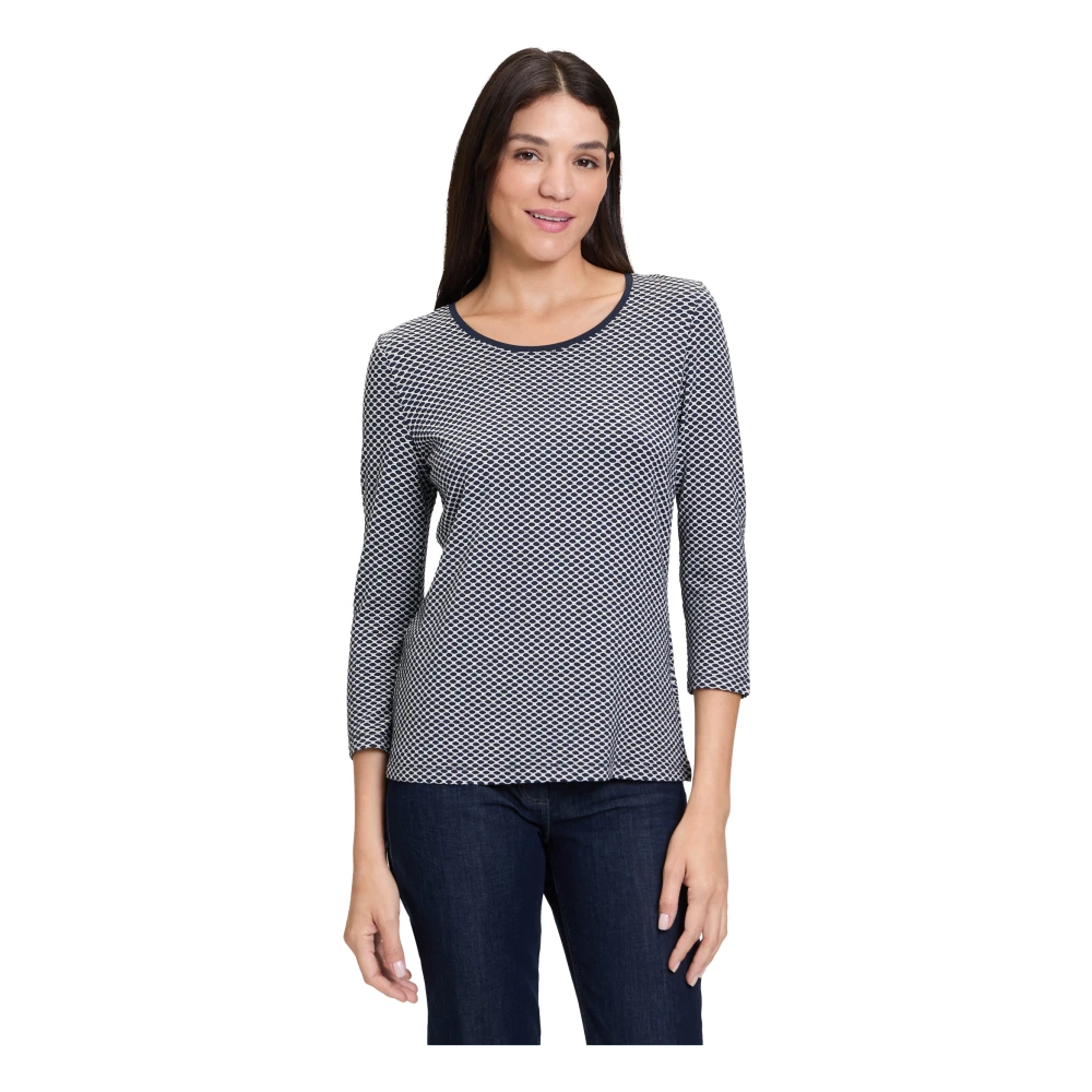 Betty Barclay Gestructureerd Ronde Hals Shirt Multicolor Dames