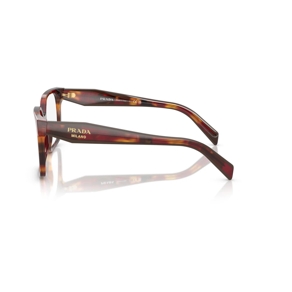 Prada Stijlvolle Bril in Blauw Brown Dames
