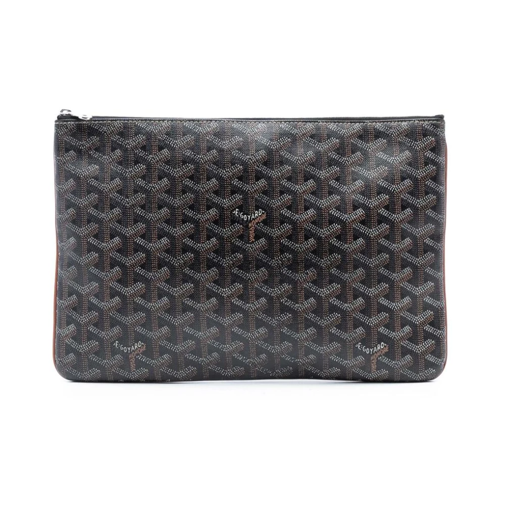 Goyard Vintage Women's Black Vintage Clutches, One Size, Pre-Owned Flat Pouch