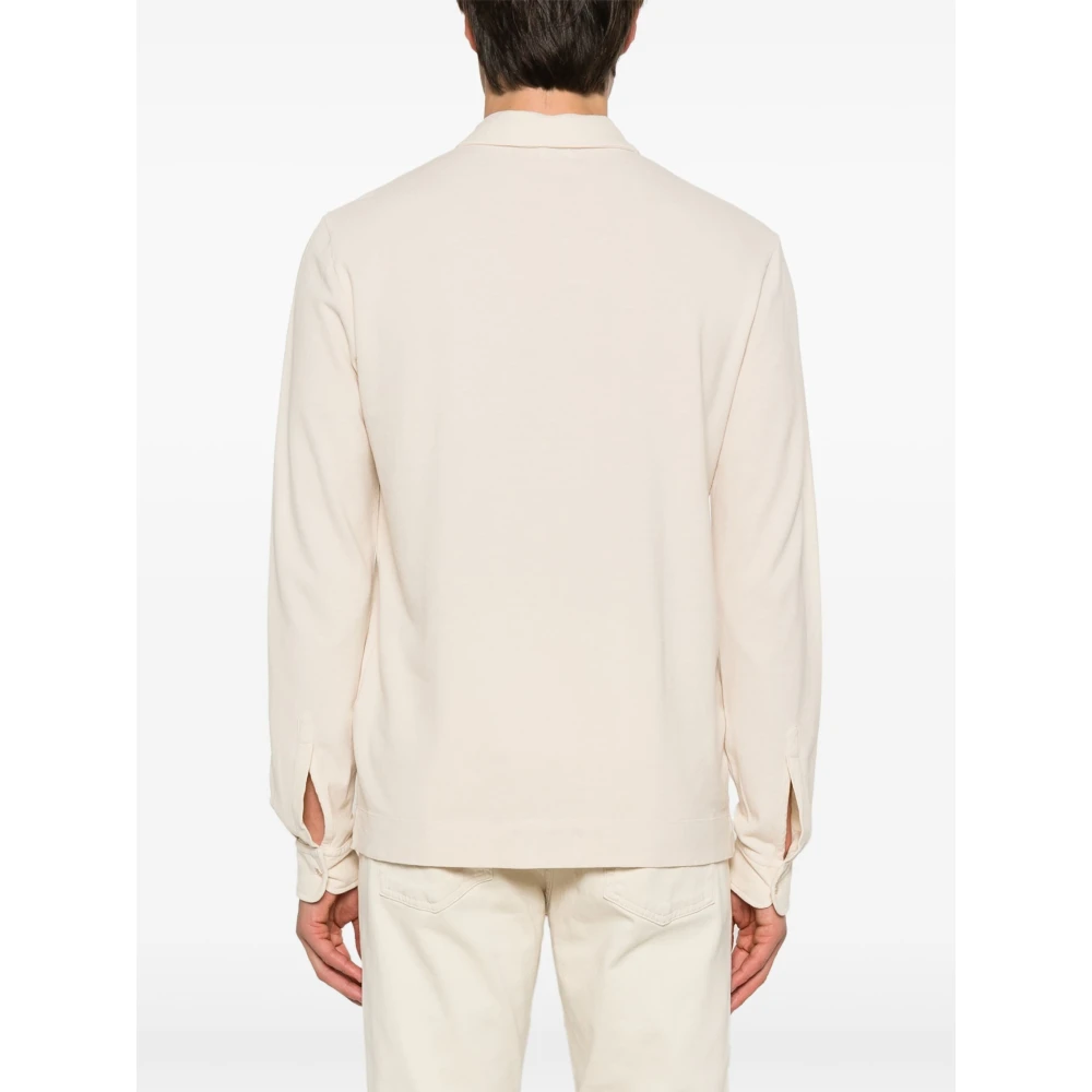 Massimo Alba Stijlvolle Ischia Polo Shirt Beige Heren
